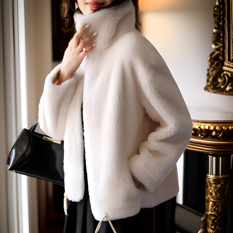 플리스 안감의 두꺼운 재킷