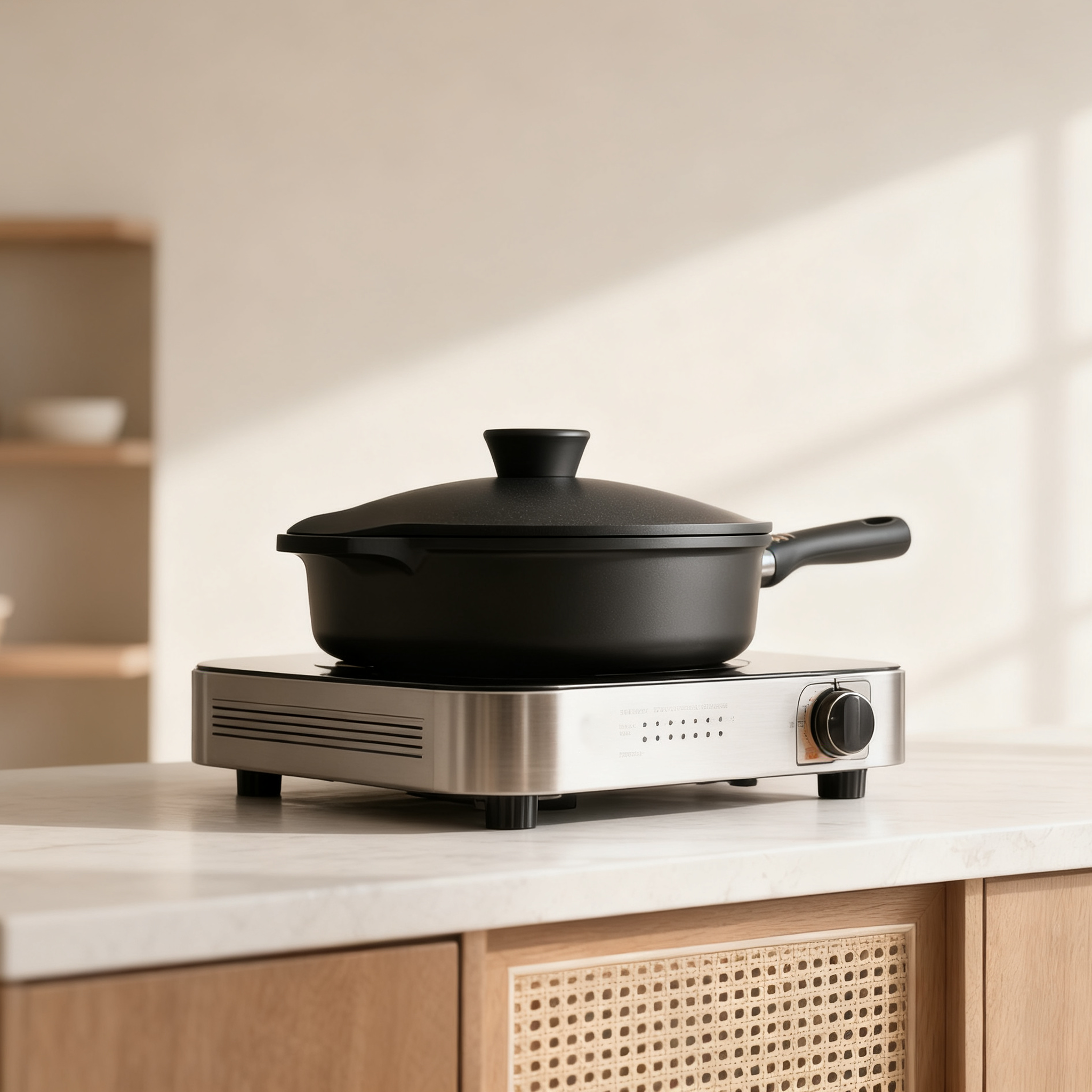 모던 디자인 주물 인덕션 세트 전체 구성 이미지