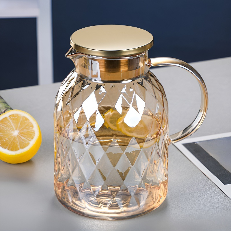 심플 스타일 대용량 냉수용 유리 주전자