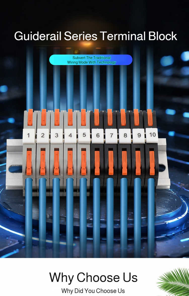 Easy-to-install DIN Rail Modular Terminal Block