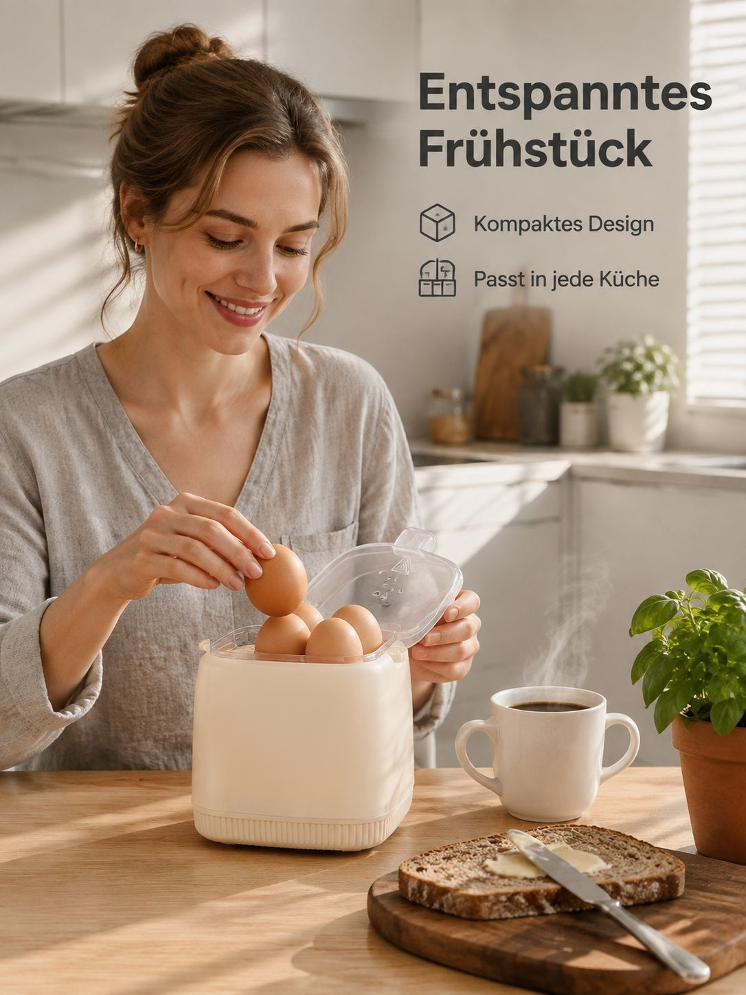 Intelligenter Mini-Eierdämpfer