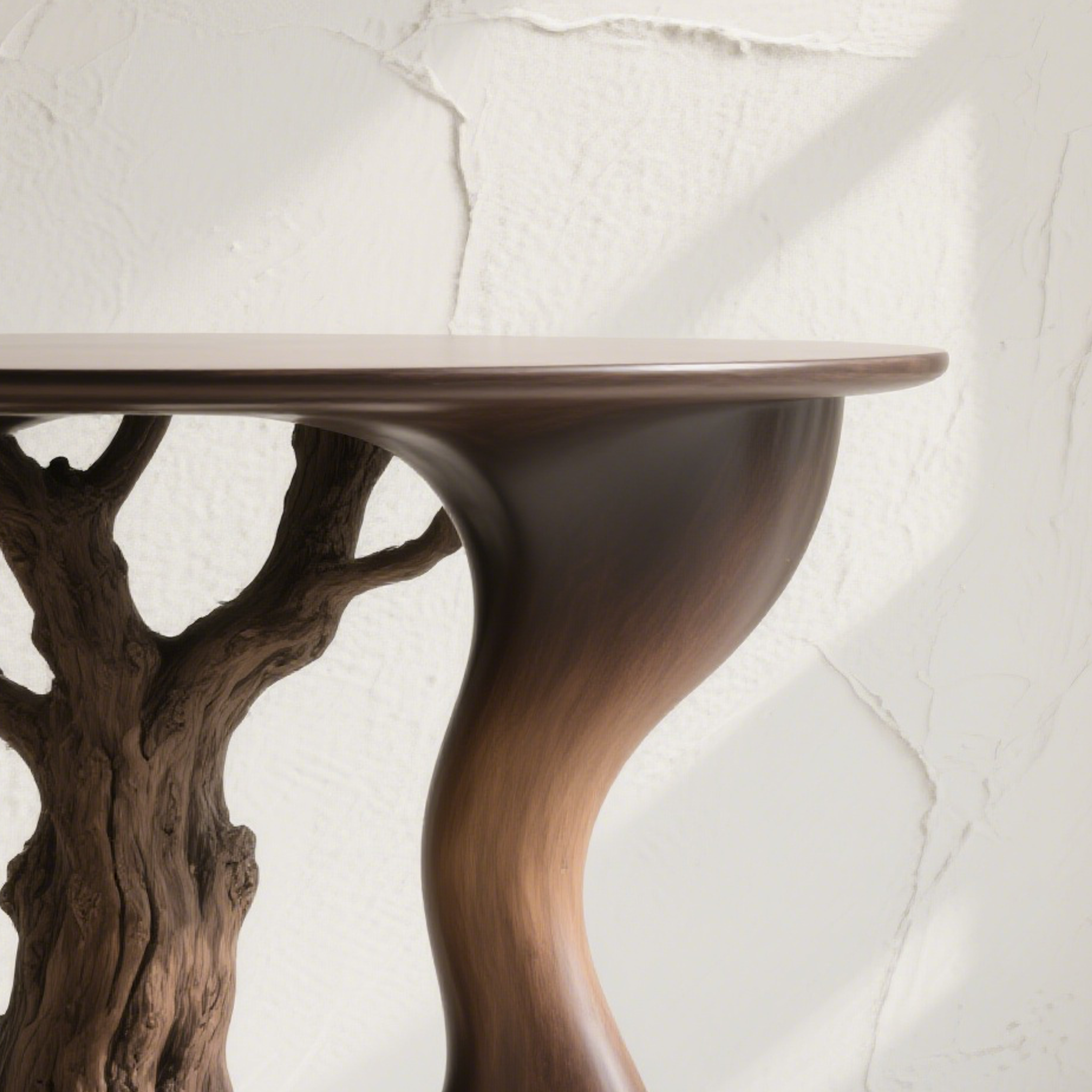 โต๊ะน้ำชาเส้นสายธรรมชาติ 