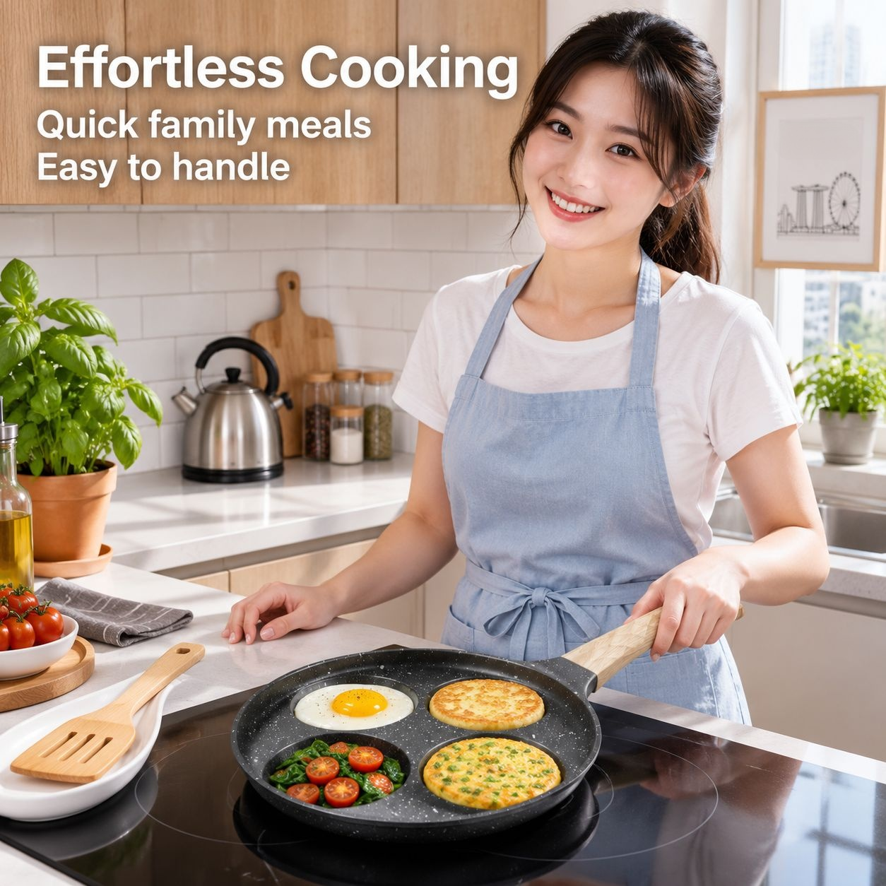 Non-stick Egg Frying Pan Special Breakfast Cooking Pan
