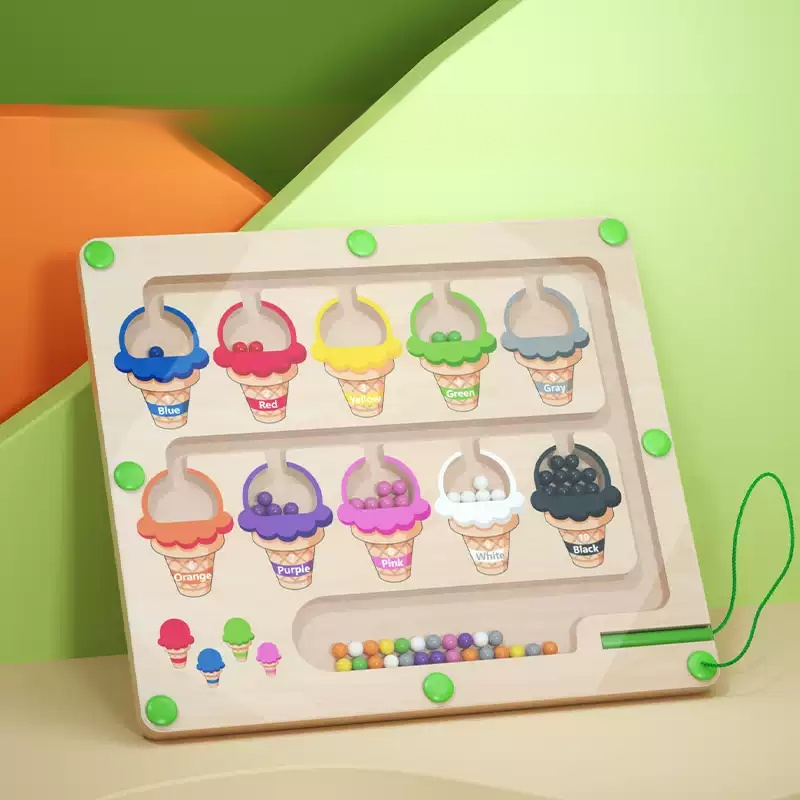 Magnetic Number Maze Educational Toy