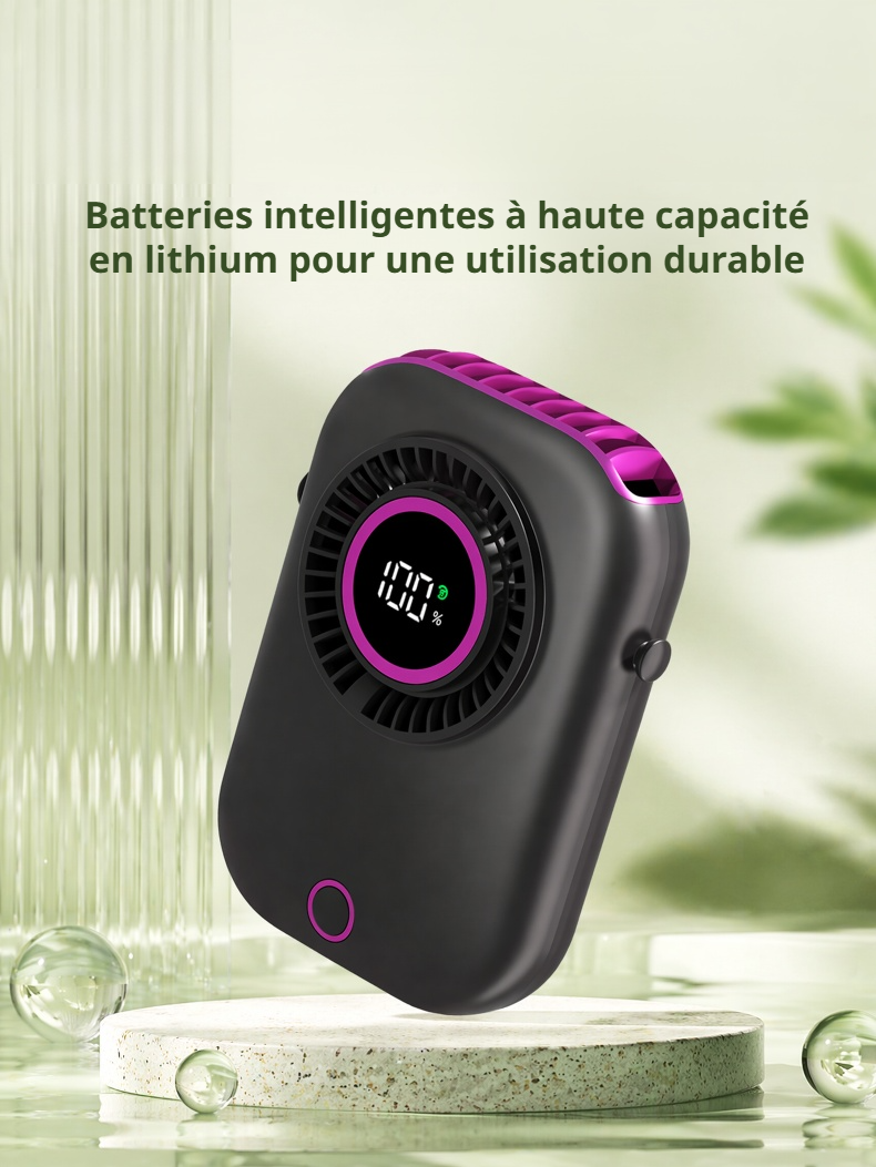 Ventilateur compact idéal pour le sport