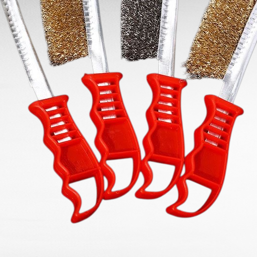  فرشاة سلكية من الفولاذ المقاوم للصدأ لإزالة الصدأ والتنظيف والتلميع وإزالة الحواف