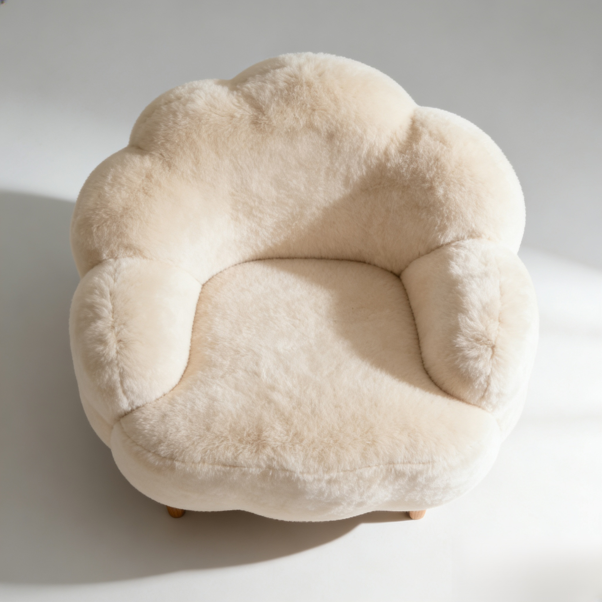 一人用ふわふわソファ