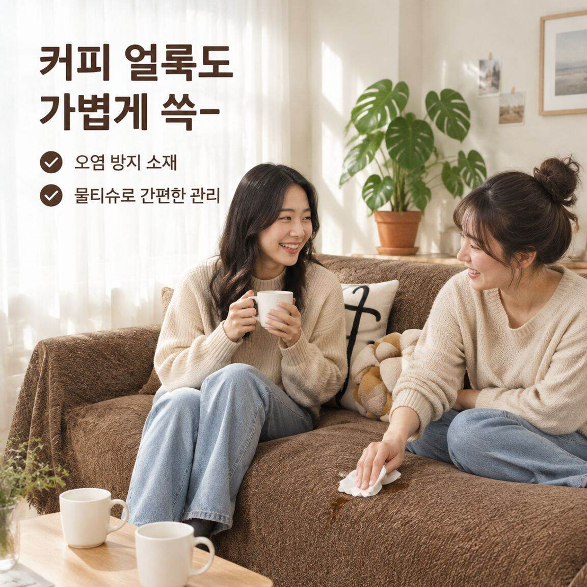 셰닐 단색 소파 덮개 소파 커버 소파 보호커버