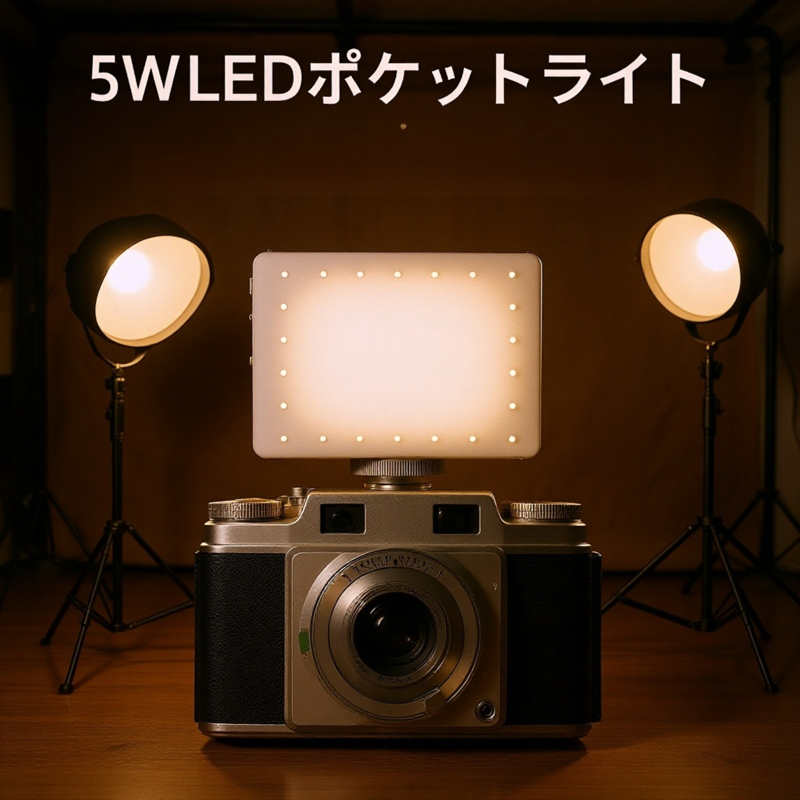 ポケット補助ライト 携帯型生配信用撮影ライト