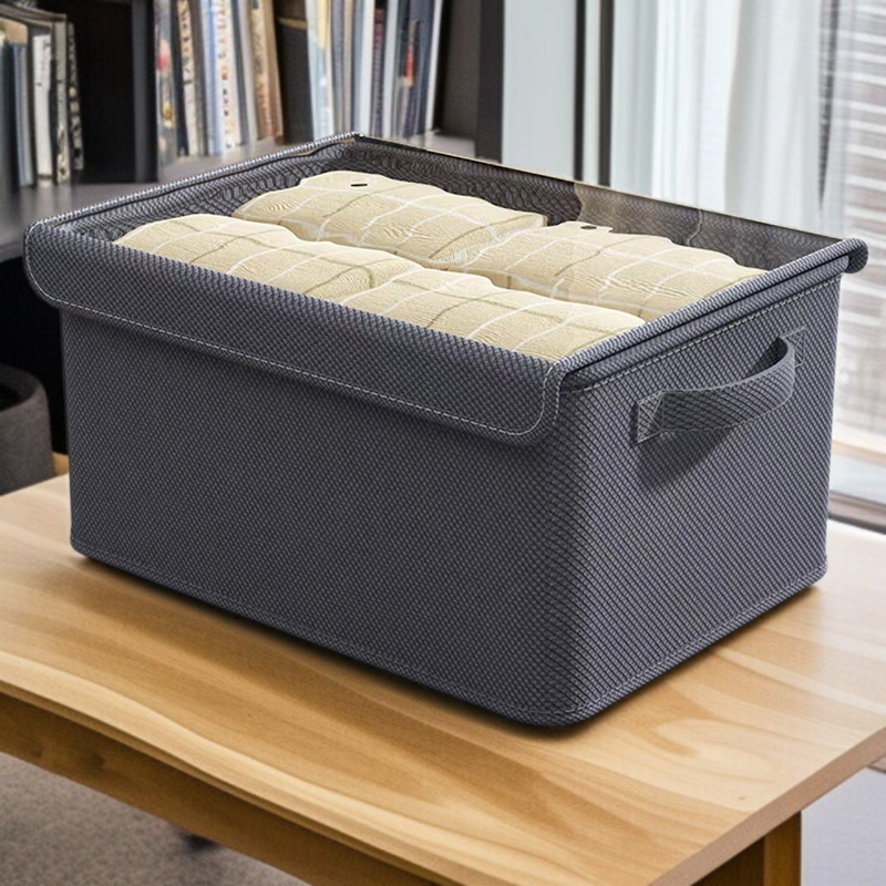 가정용 접이식 의류 수납함 옷장 서랍형 수납 바지 패브릭 수납함 옷을 담은 가정용 수납 용품