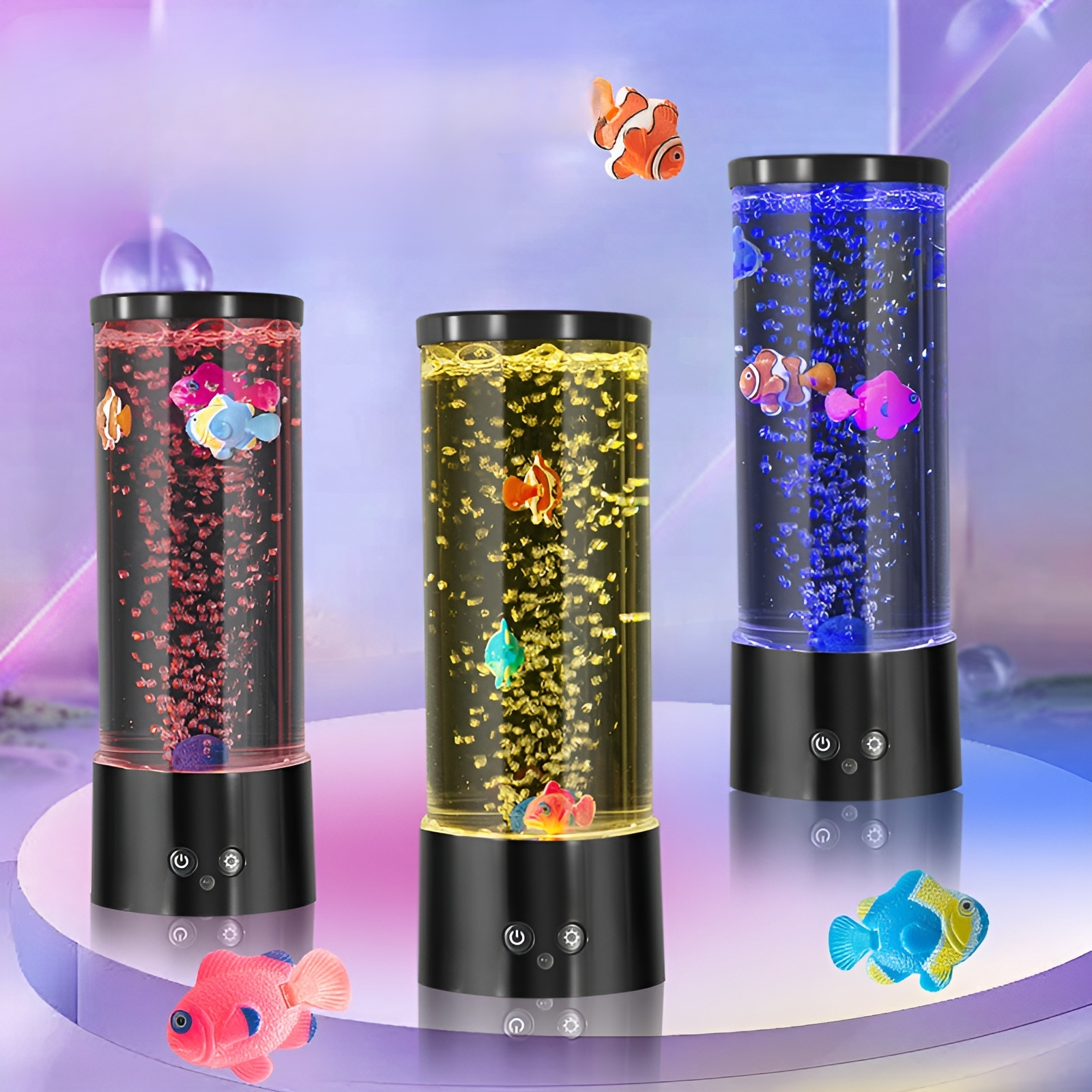 氣泡魚造型LED高亮USB小夜燈