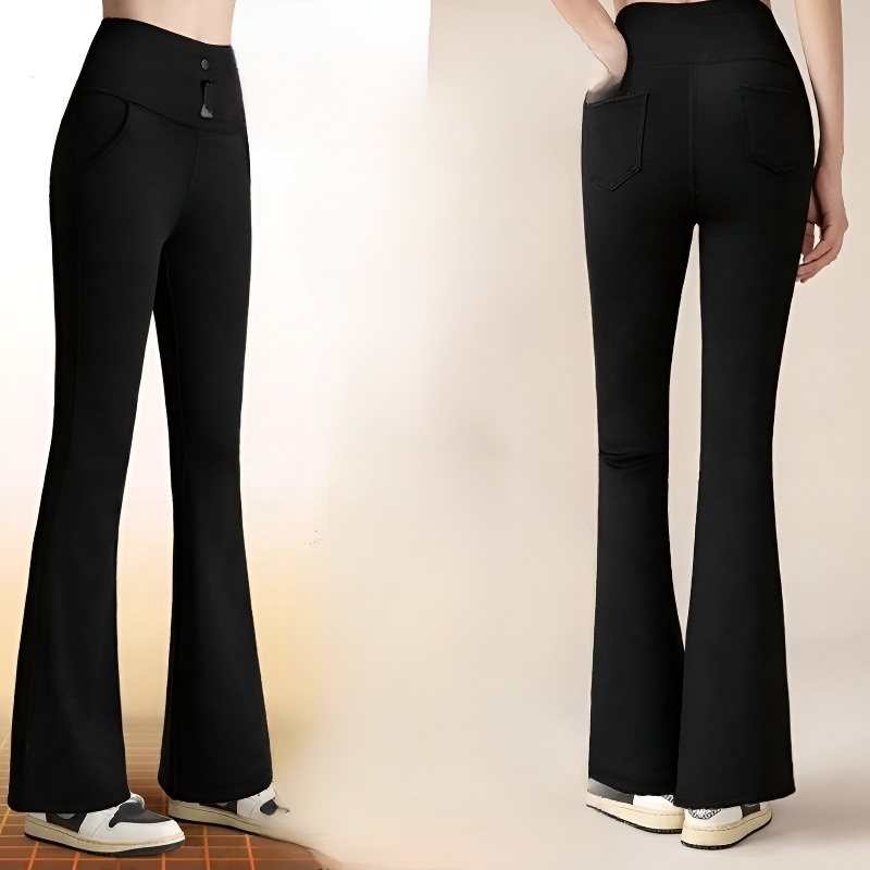 하이웨스트 날씬해 보이는 업그레이드 캐주얼 팬츠 기모 미라 팬츠 빅사이즈 아웃도어 팬츠 스판 앞뒤 포켓 하이웨스트 날씬해 보이는 업그레이드 캐주얼 팬츠