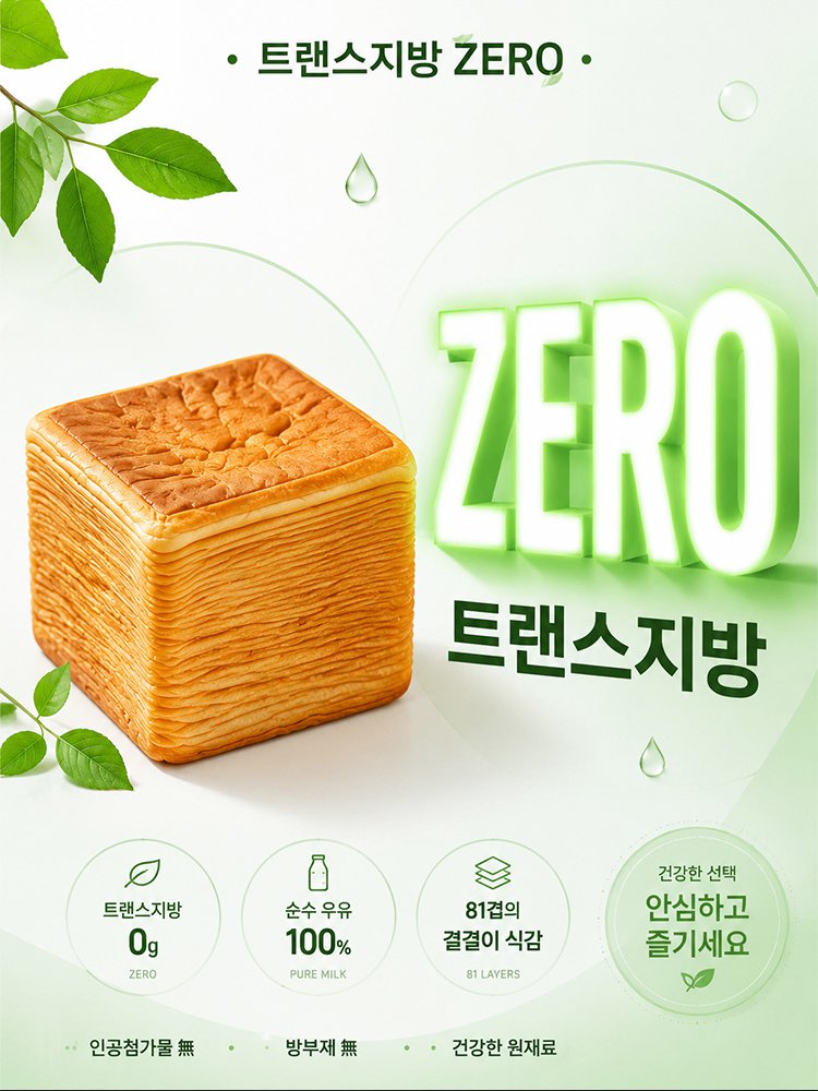 우유 천겹 토스트 식빵