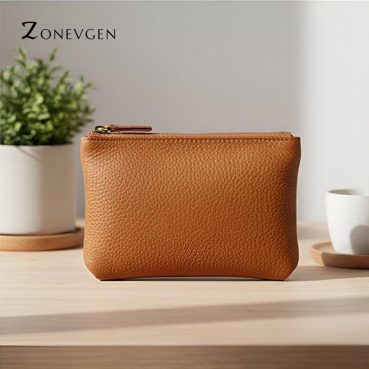 갈색 가죽 보관 가방