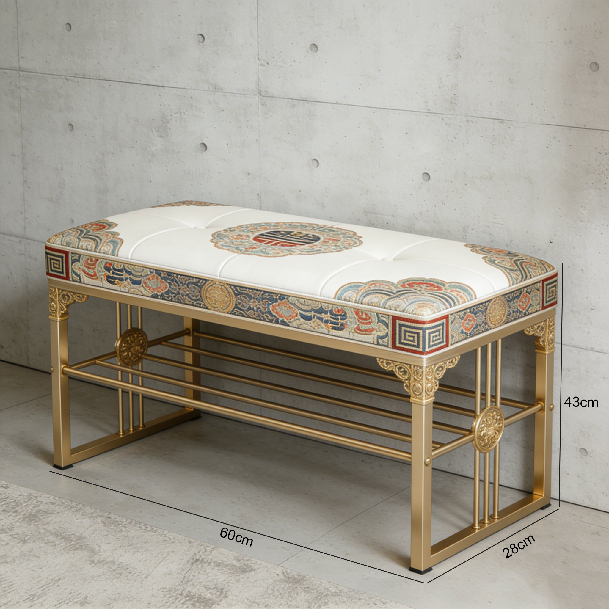 収納スペース付き玄関ベンチの内部