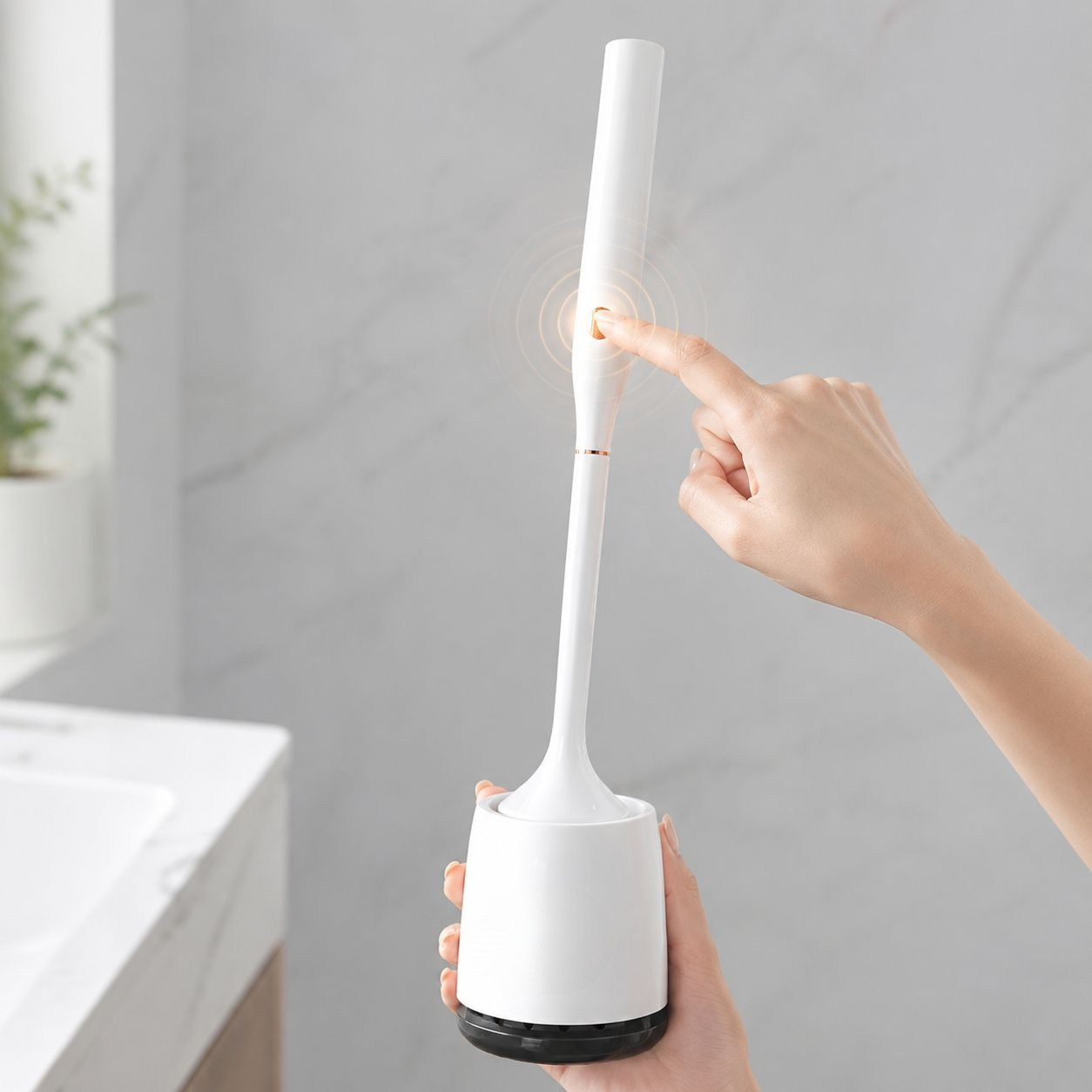 スマートワイヤレス電動クリーニングブラシ本体の画像