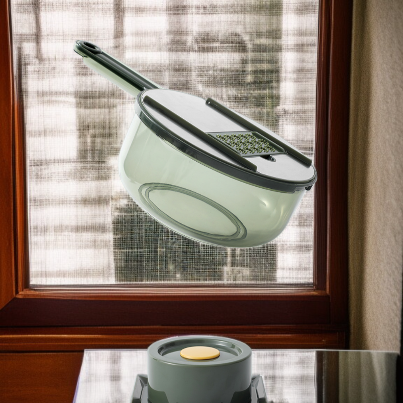 Multifunktionaler Gemüseschneider aus Edelstahl für die Küche