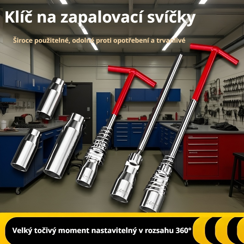 Univerzální klíč na kloubové spojky pro automobily