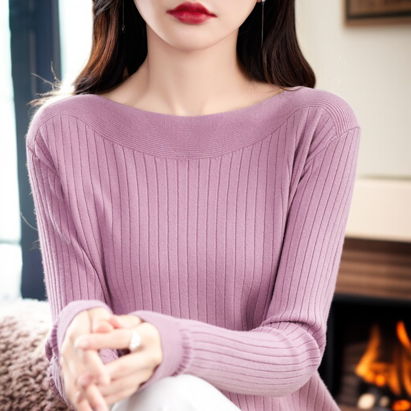 長袖ニットセーター