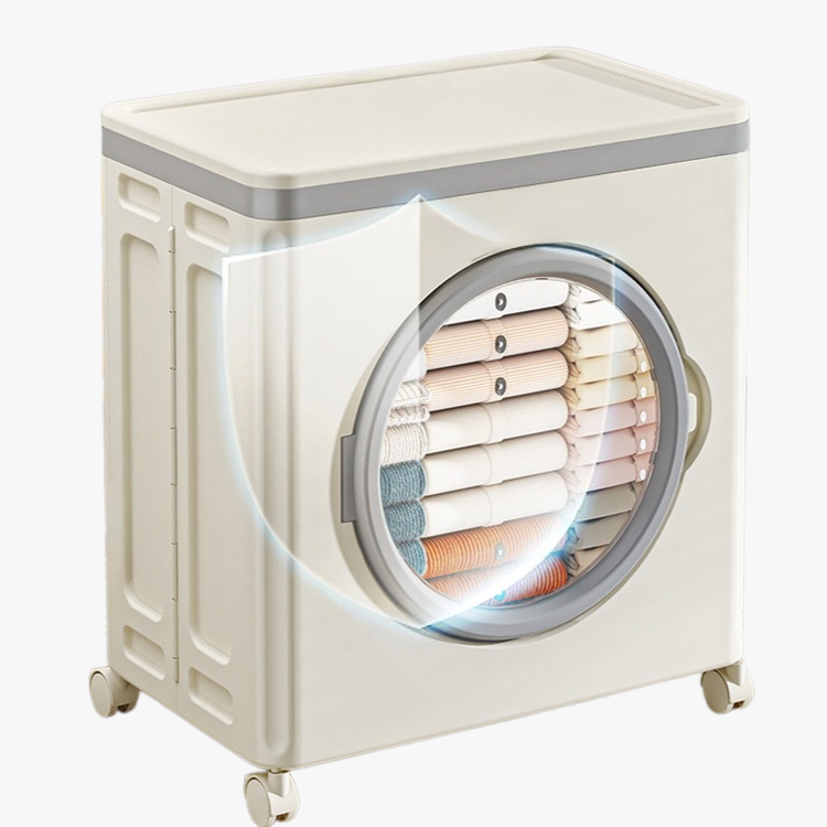 가정용 의류 정리함 빅맥 접이식 수납함 도르래 초대형 의류 수납함 플랩 가정용 이불 수납함