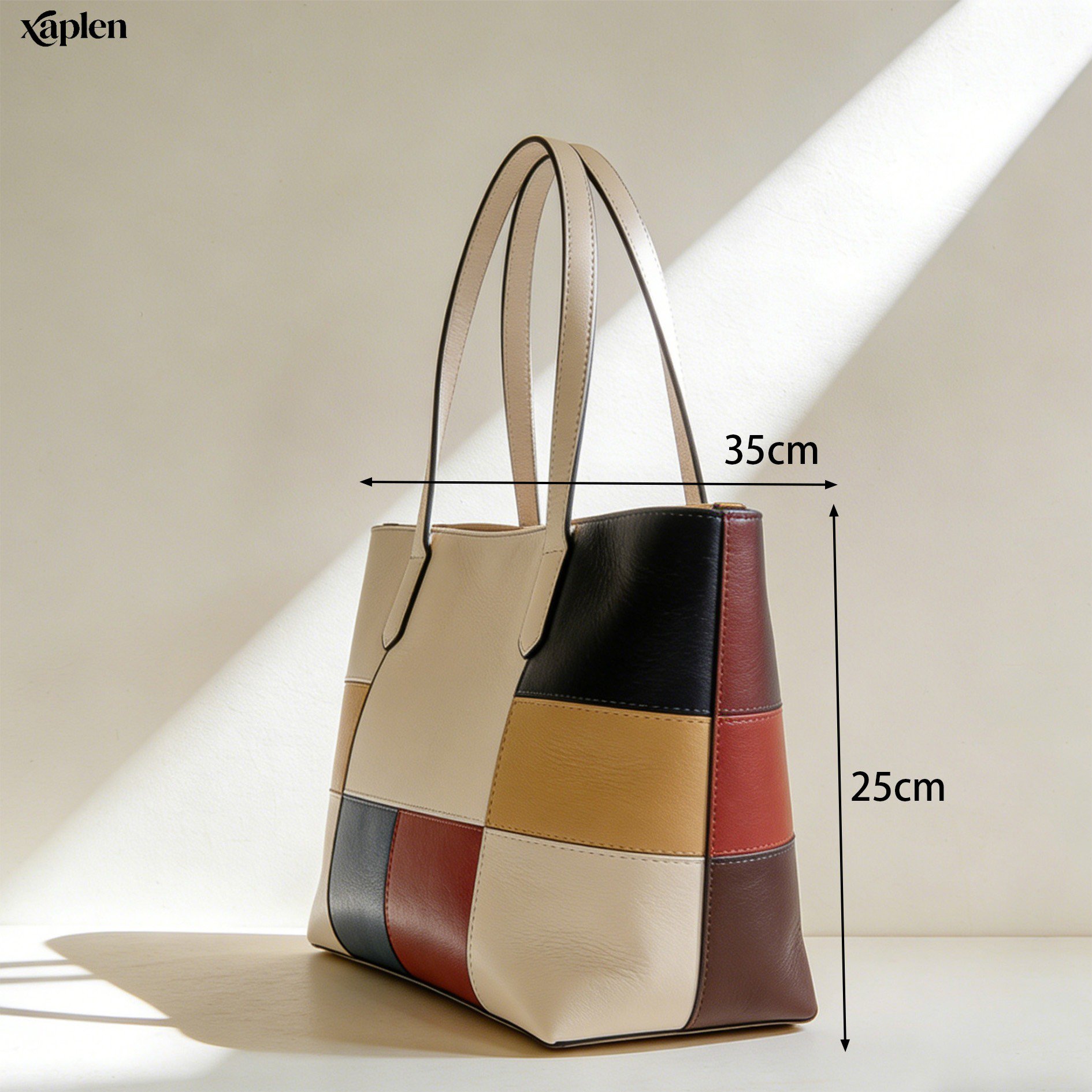 高品質素材を使用した女性用ハンドバッグの詳細