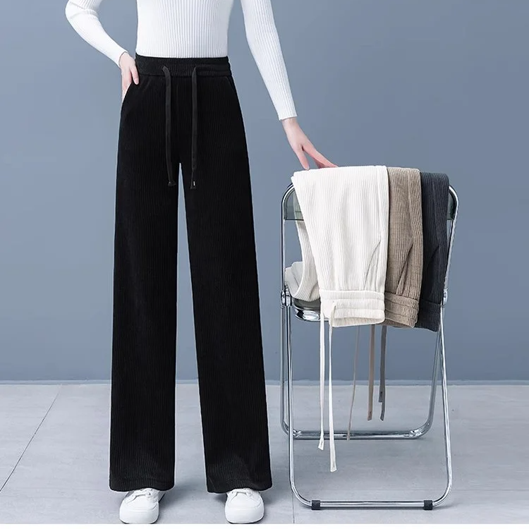 ウエストゴムコーデュロイパンツ
