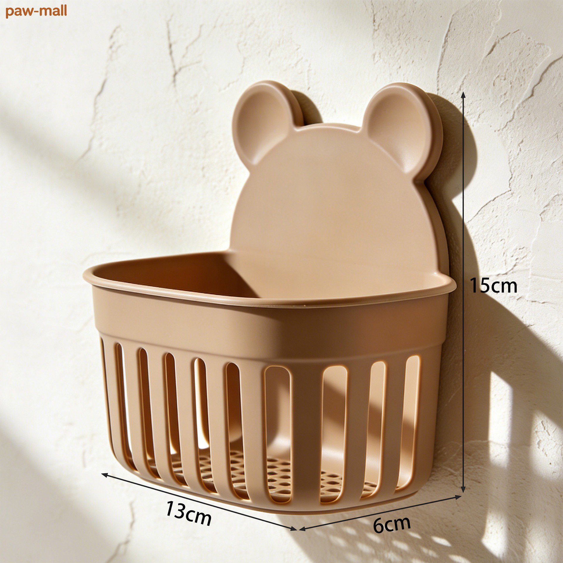 Space-saving kitchen sink organizer basket