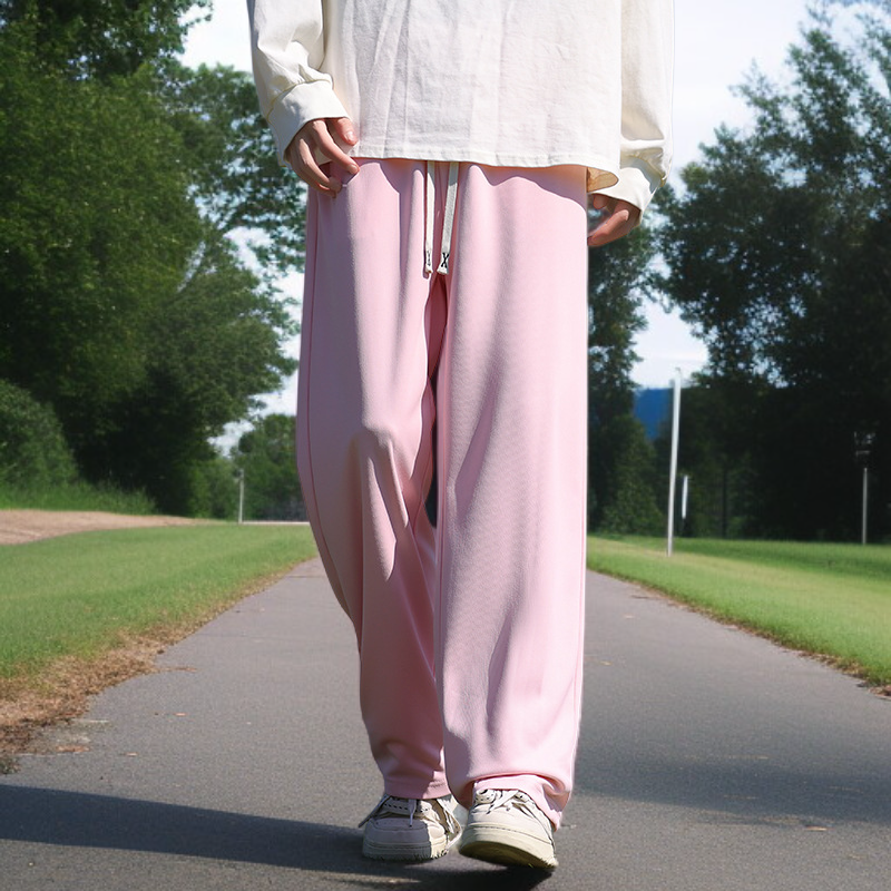 남자 봄가을 와이드 일자 트레이닝 팬츠 일자 팬츠