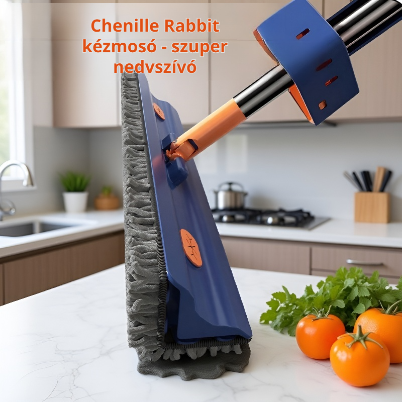  Kézmosás nélküli háromszög alakú, kétoldalas felmosó 