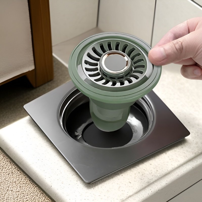 내구성이 뛰어나고 냄새 방지 기능이 있는 바닥 배수구