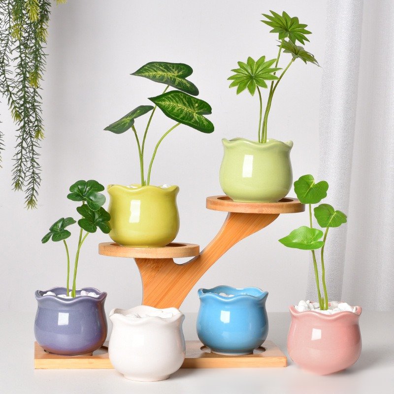 セラミック多肉植物植木鉢カバー