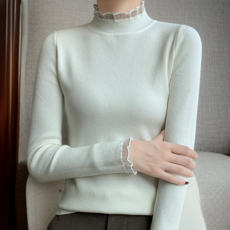 하이넥 니트 스웨터