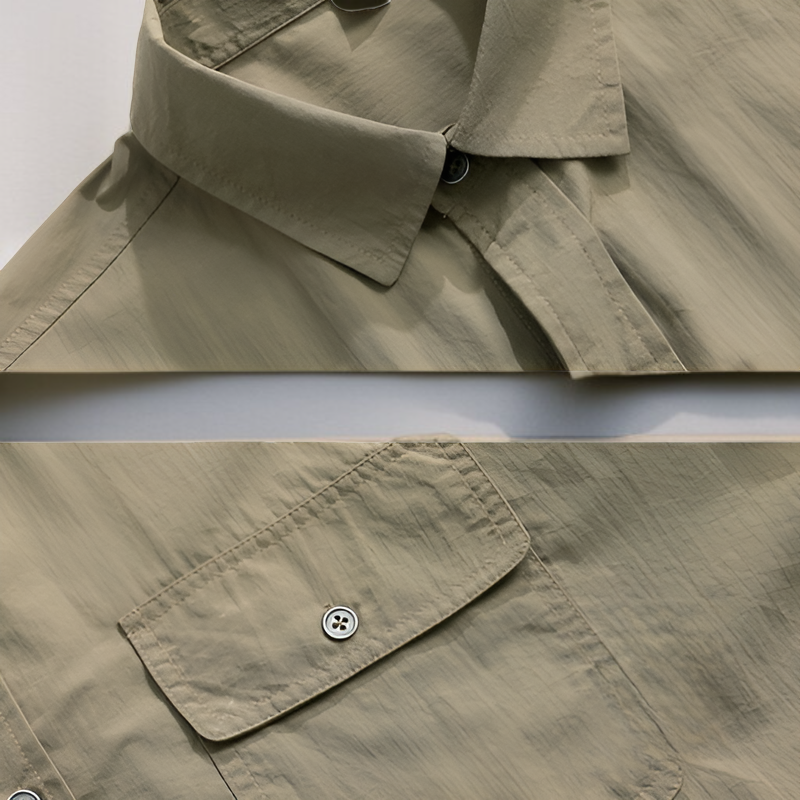 봄여름 작업복 스타일 남성 셔츠 아우터