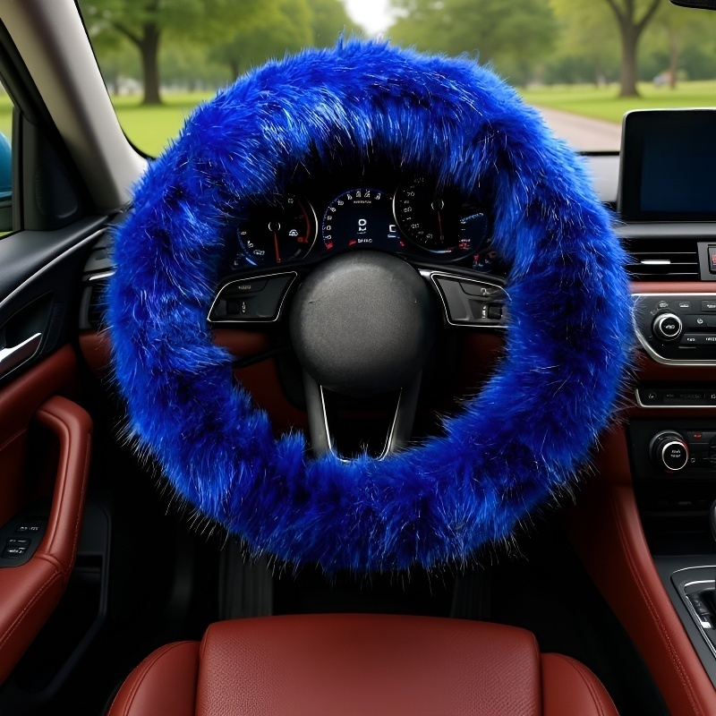 Anti-slip car steering wheel cover for safety