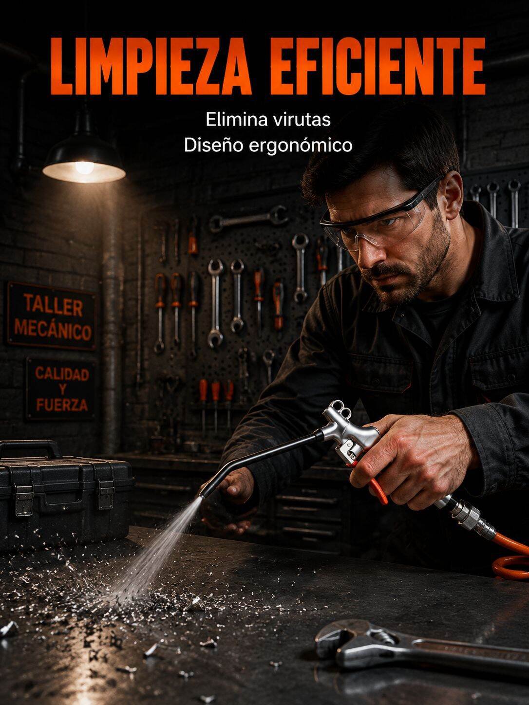 Pistola de aire comprimido de alta presión y potencia