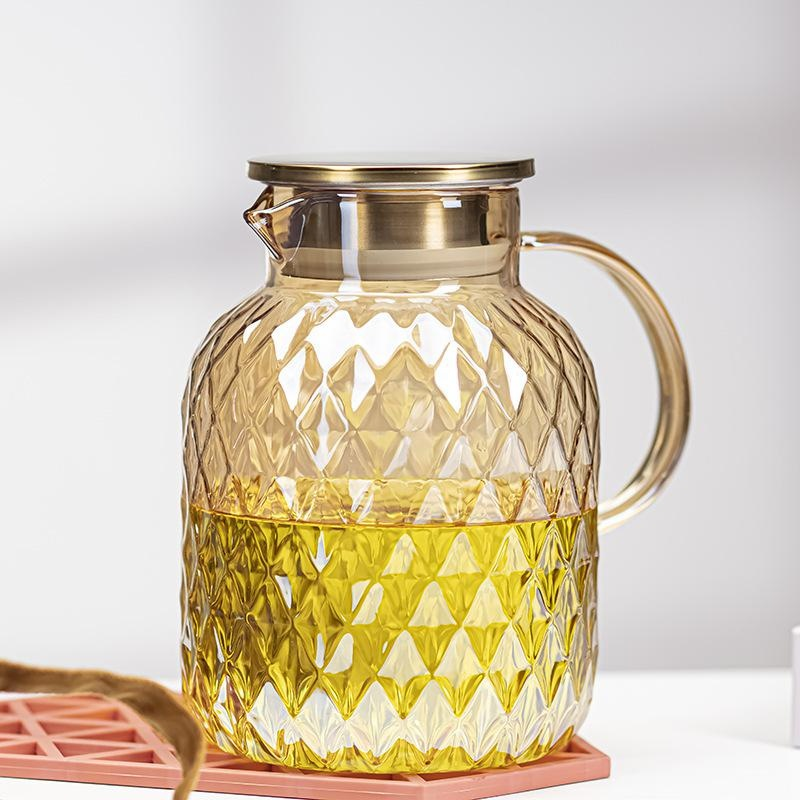 High borosilicate heat-resistant glass teapot