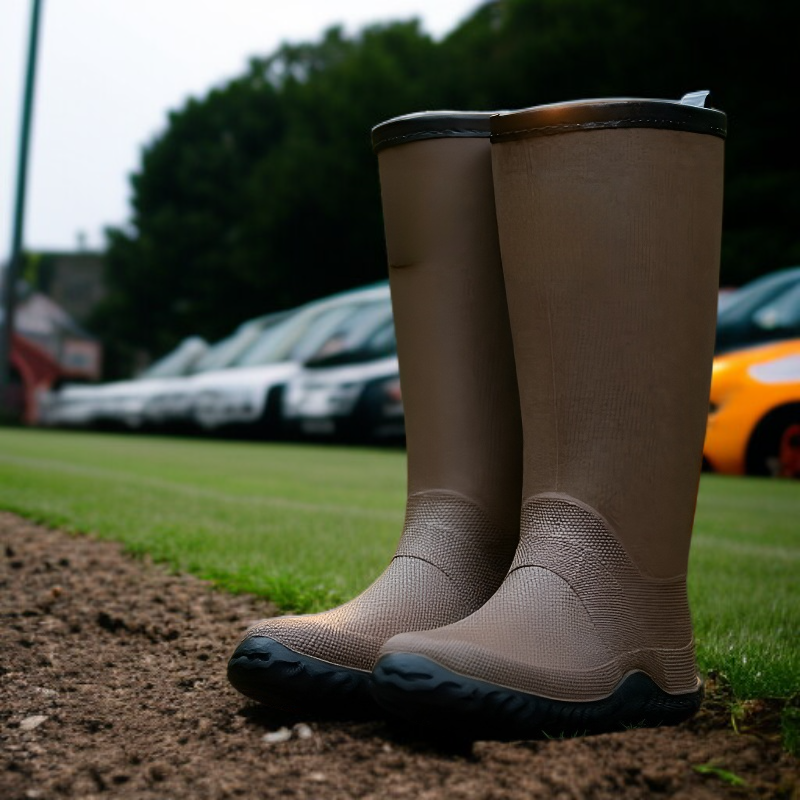 Foldable Rainforest Hiking Anti-slip Mid-calf Rain Boots