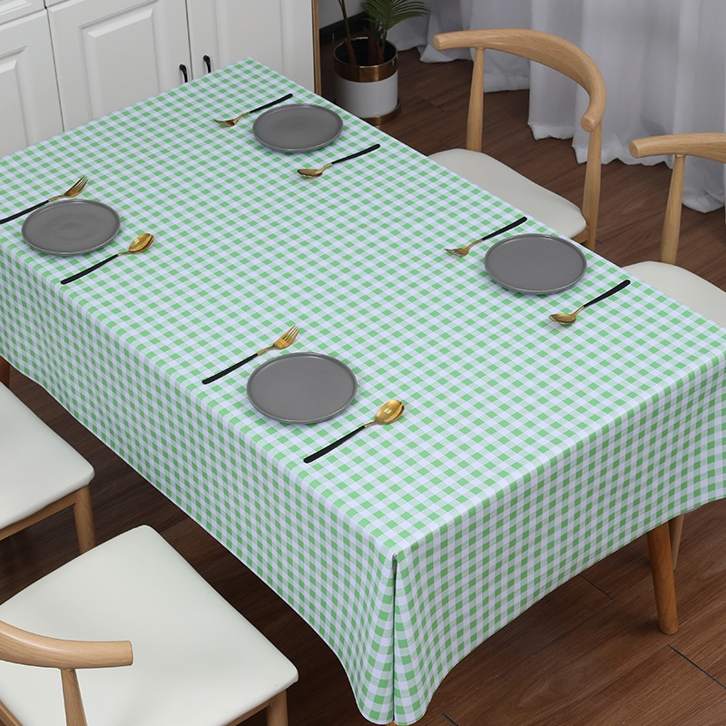 Mantel a cuadros resistente a las manchas