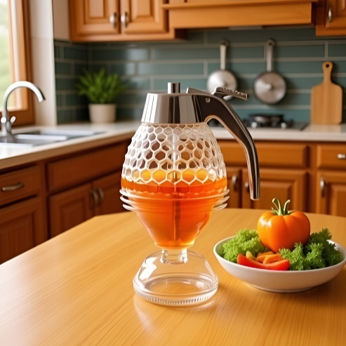 ハニーシロップジュースディスペンサー