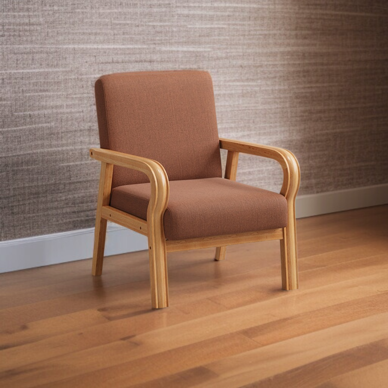 Sofa small apartment single sofa chair simple bedroom mini sofa double living room simple rental hou