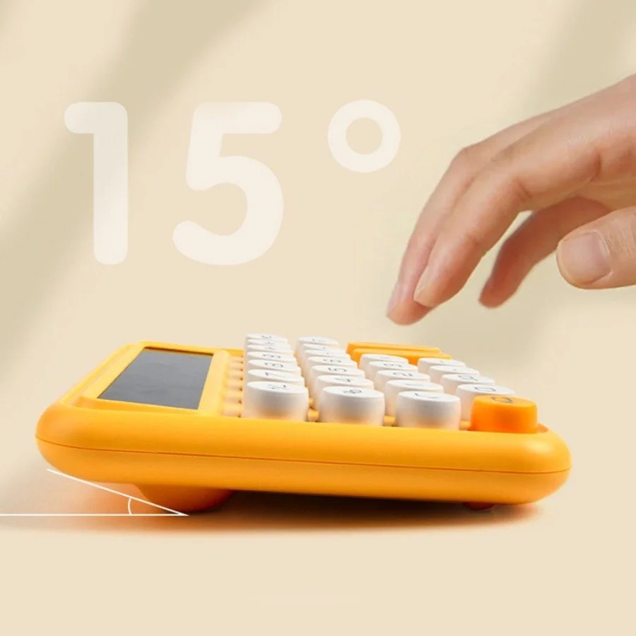 다채로운 색상의 대형 버튼 계산기