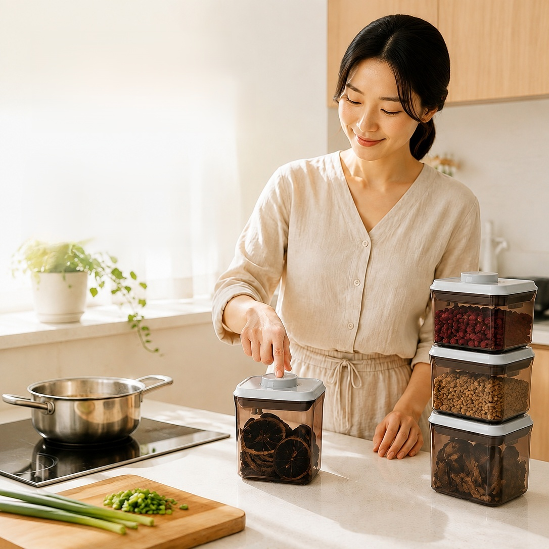 주방용 밀폐 보관병