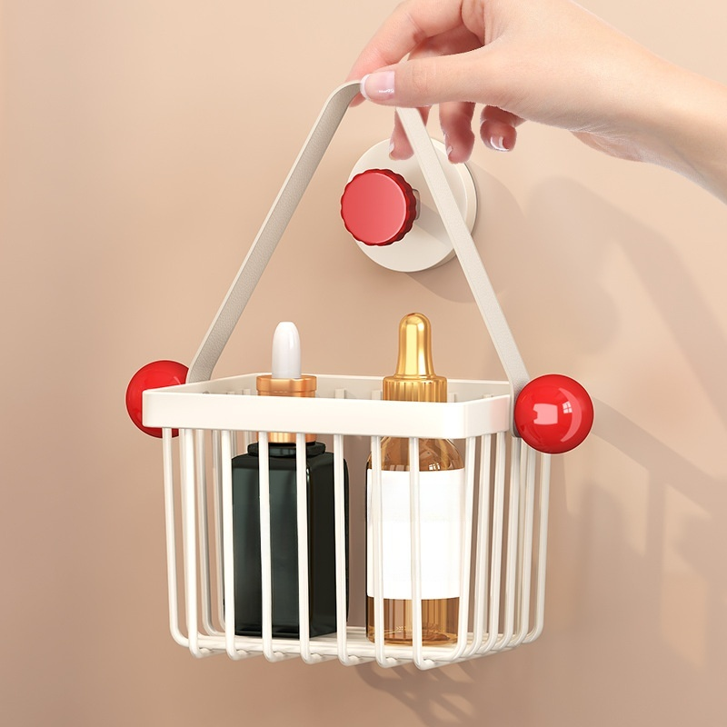 Kitchen onion, ginger, garlic storage basket, wall mounted storage basket, multifunctional