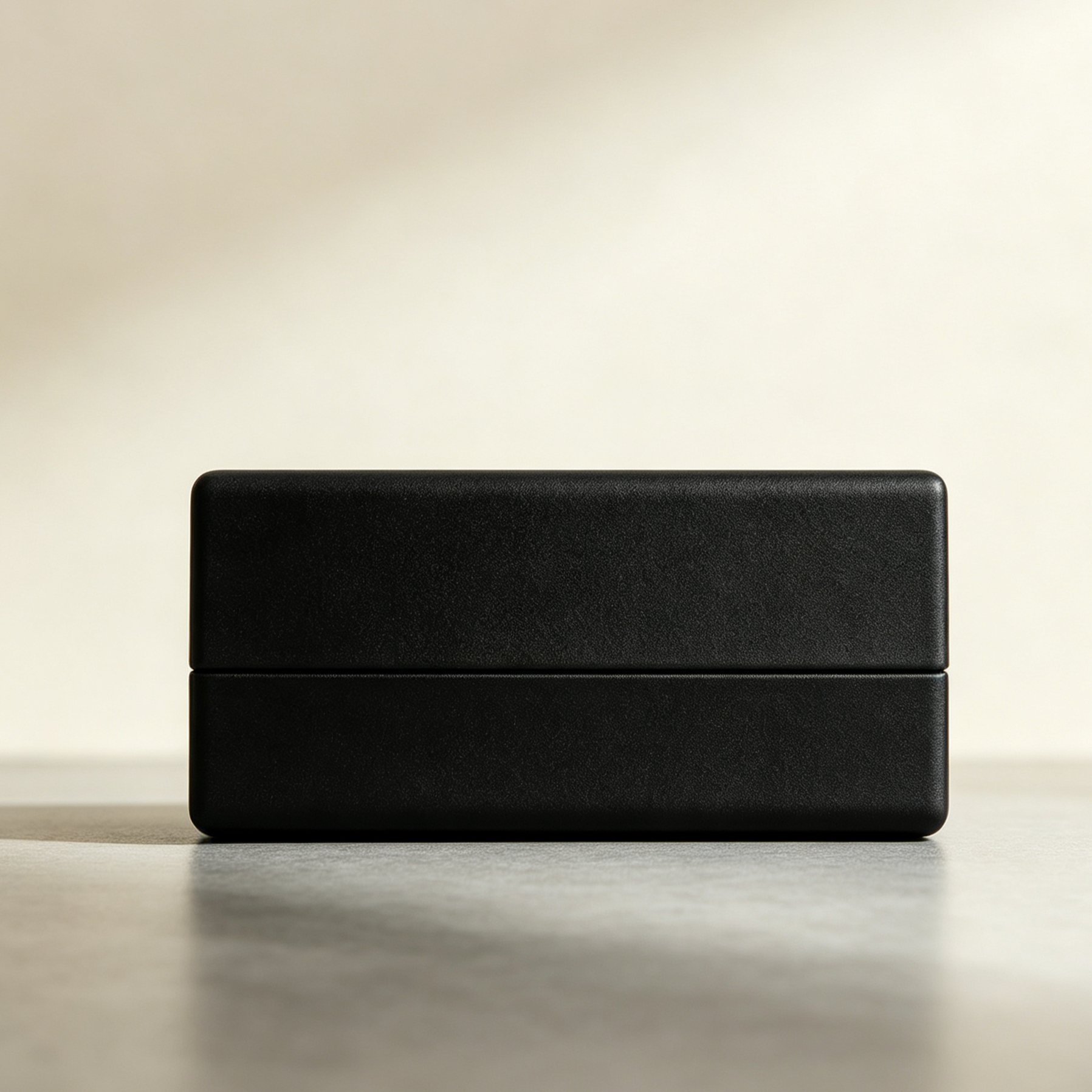 Compact square glasses case for travel
