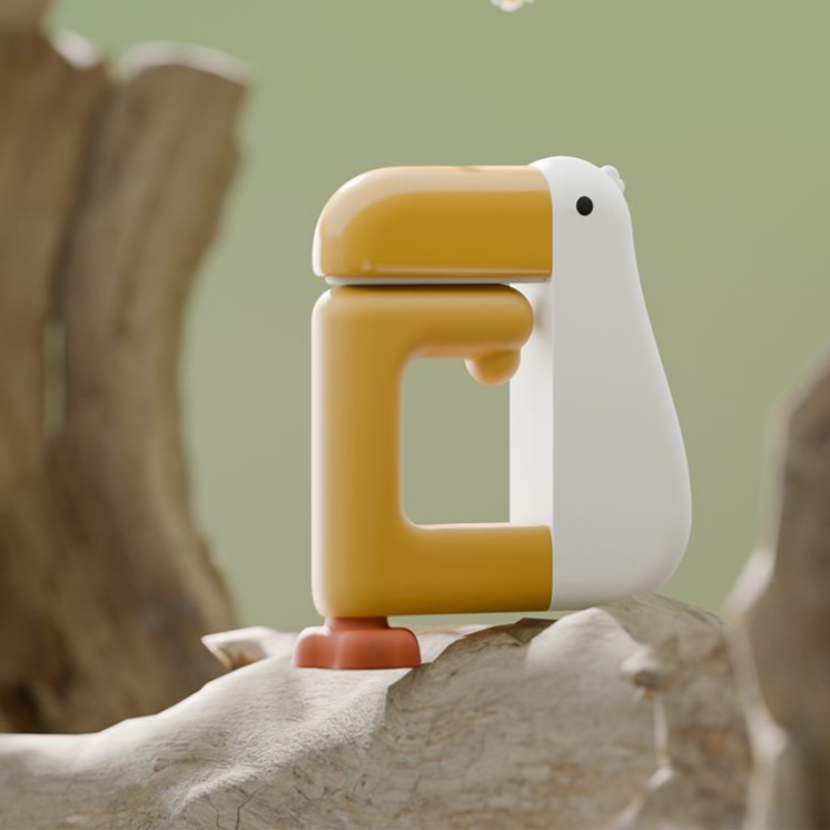 創意鴨造型書包掛鉤神器