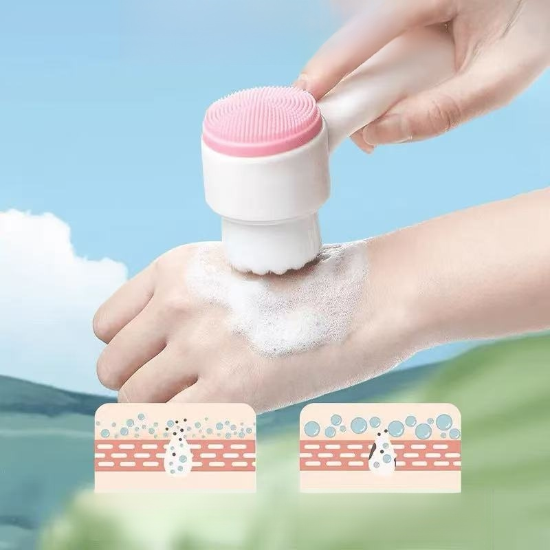 Weiche Gesichtsreinigungsbürste