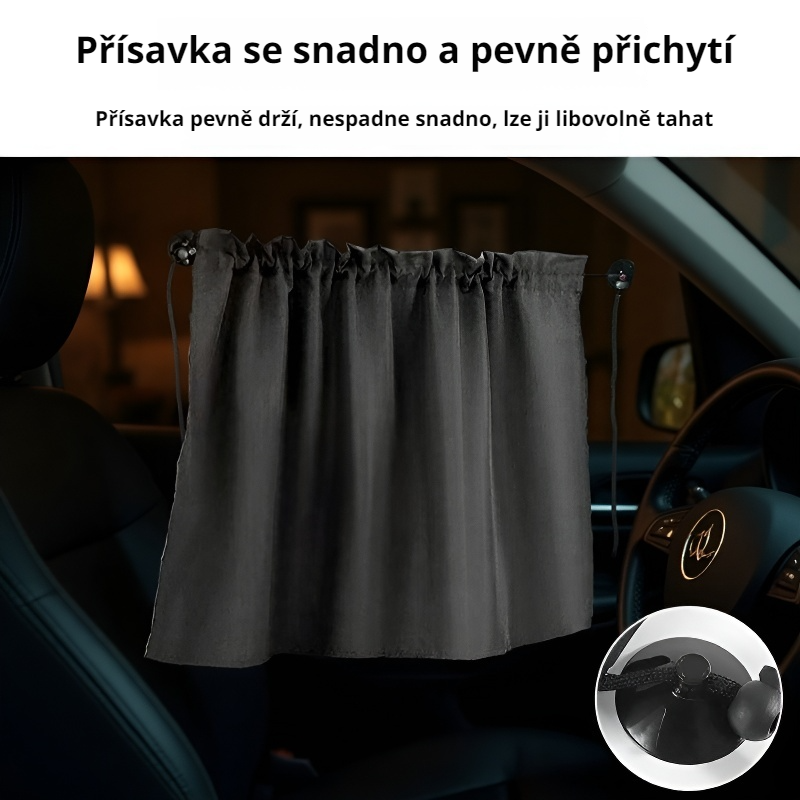 Sluneční clona do auta proti UV záření a horku