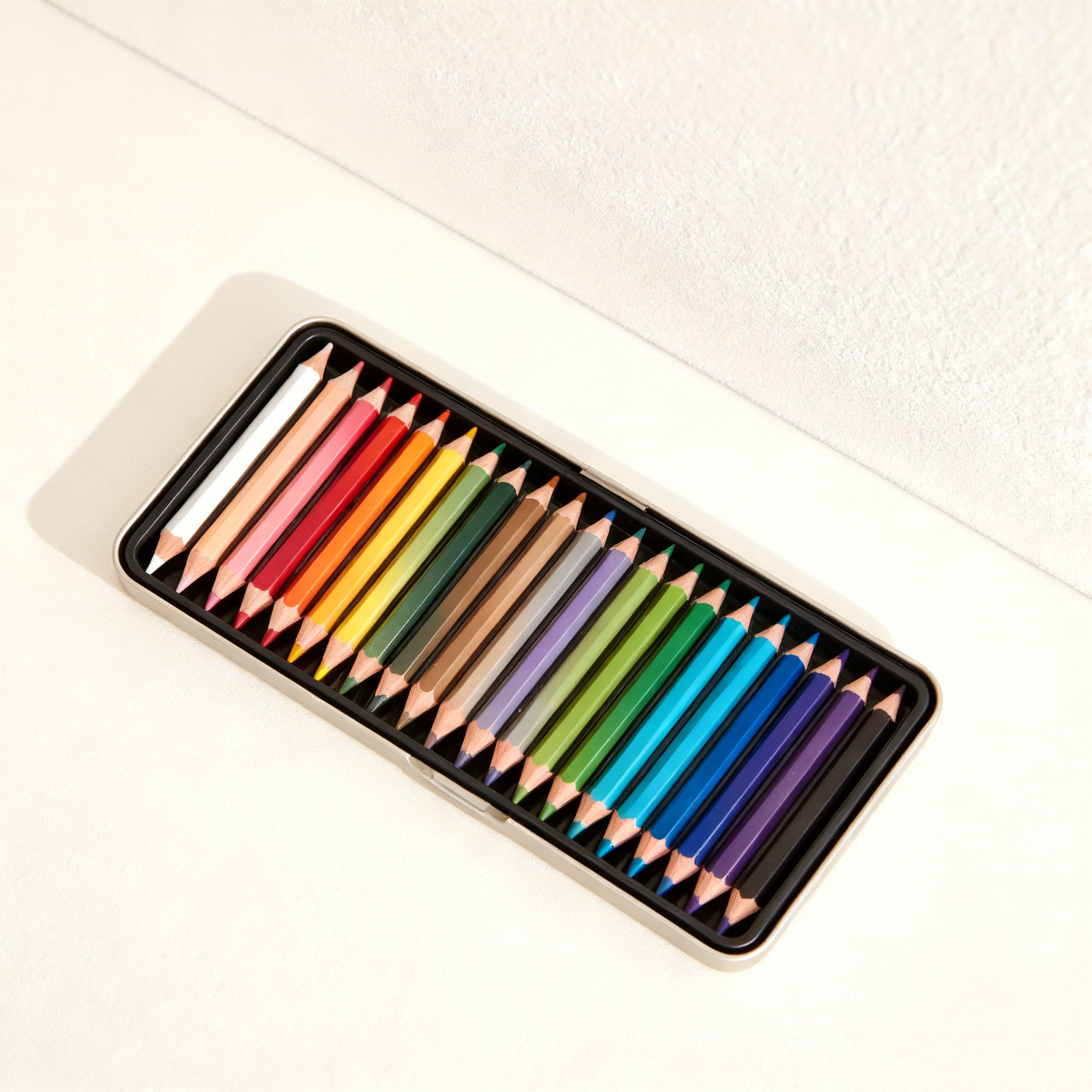 ดินสอสีสองด้านสำหรับวาดภาพ