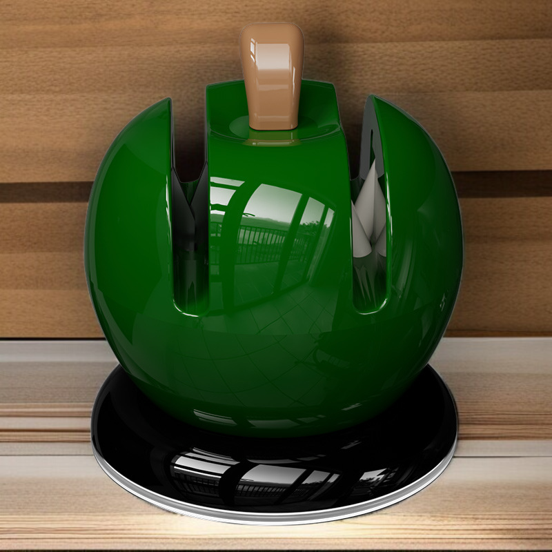 手軽に包丁を研げるリンゴ形研削器