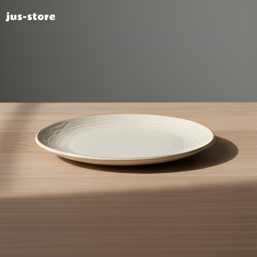 Ceramic underglaze vintage plates (6 pieces)